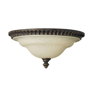 Lampa sufitowa Plafon Drawing Room FE-DRAWING-ROOM-FA Elstead Lighting 2x60W E27 Brązowy Stal