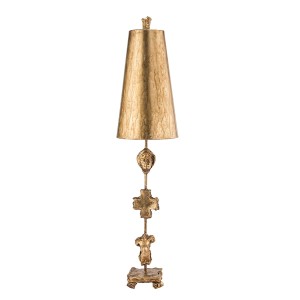 Lampa stołowa Fragment FB-FRAGMENT-TL-G Elstead Lighting 1xE27 Stal miękka Złoty