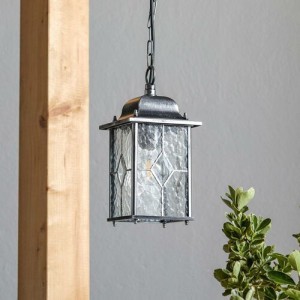 Lampa stropowa wisząca Elstead Lighting Wexford WX9 IP23 1xE27 Metal Czarny.