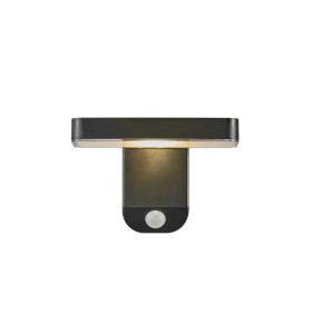 Lampa Ścienna RICA SQUARE 2118161003 Nordlux Solar Led Plastik Czarny