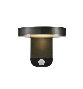 Lampa Ścienna Nordlux Solar Led Plastik Czarny z czujnikiem ruchu.