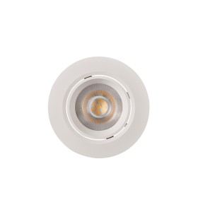 Lampa sufitowa Oprawa podtynkowa ROAR NORDLUX 1x6W LED Biały Tworzywo frontalnie.