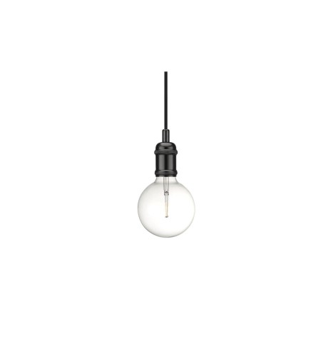 Lampa Wisząca AVRA 84800003 Nordlux E27 60W Metal Czarny/Chrom
