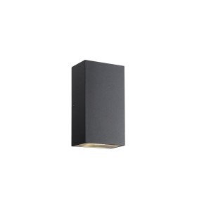 Lampa Ścienna Nordlux LED Metal Czarny prostokątna.