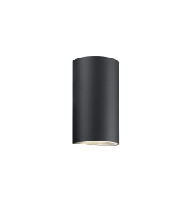 Lampa Ścienna Nordlux LED Metal Czarny montaż na ścianie.