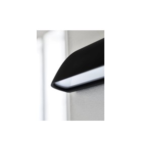 Lampa Ścienna Nordlux LED Metal Czarny zamontowana na ścianie.