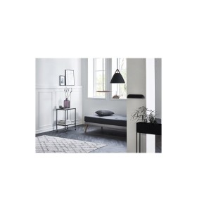 Lampa Ścienna Nordlux LED Metal Czarny w nowoczesnym wnętrzu.