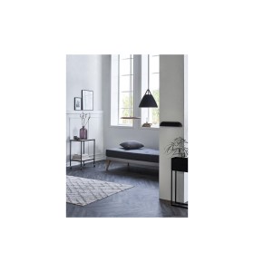 Lampa Ścienna Nordlux LED Metal Czarny oświetlająca nowoczesne wnętrze.