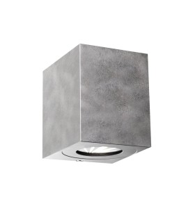 Lampa Ścienna Nordlux LED Metal Srebrny minimalistyczna kostka