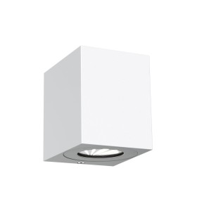 Lampa Ścienna Nordlux LED Aluminium Biały kwadratowa.