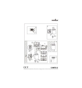 Instrukcja montażu Lampa Ścienna Nordlux LED Stal nierdzewna.