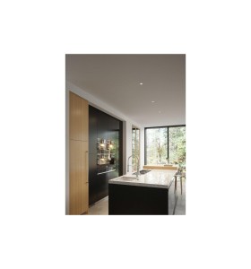 Lampa sufitowa Oprawa podtynkowa TIAKI NORDLUX 1x8W LED Biały Tworzywo w nowoczesnej kuchni.