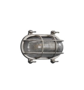 Lampa Ścienna Nordlux E27 12,5W Mosiądz Nikiel industrialna.