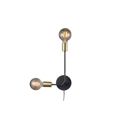 Lampa ścienna Kinkiet JOSEFINE 48941003 Nordlux E27 2X28W Metal Mat Czarny