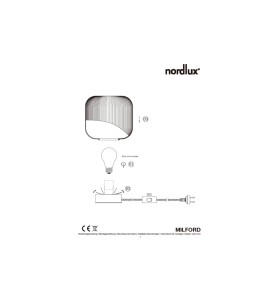 Lampa Stołowa Nordlux E27 40W Brązowy instrukcja montażu