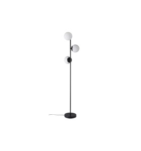 Lampa Podłogowa Nordlux E14 3X15W Metal Czarny, nowoczesna trójżarówkowa lampa podłogowa