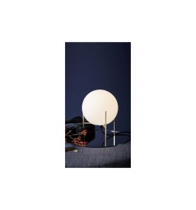 Lampa Stołowa Nordlux E14 15W Mosiądz na ciemnym tle