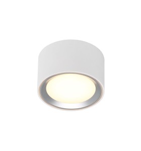 Lampa sufitowa Oprawa natykowa TUBA FALLON NORDLUX LED Srebrny Metal.