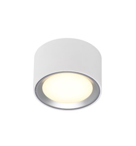 Lampa sufitowa Oprawa natykowa TUBA FALLON NORDLUX Srebrny Metal.