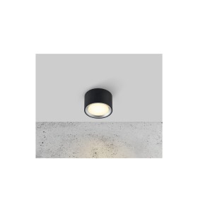 Lampa sufitowa Oprawa natykowa TUBA FALLON NORDLUX 1x5,5W LED Czarny Metal.