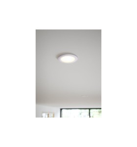 Lampa sufitowa Oprawa podtynkowa ELKTON NORDLUX 1x5,5W LED Biały Tworzywo zamontowana na suficie