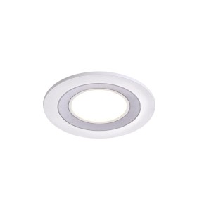 Lampa sufitowa Oprawa podtynkowa CLYDE NORDLUX 1x5,5W LED Biały Tworzywo z bliska.