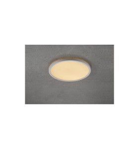 Lampa sufitowa Plafon okrągły OJA NORDLUX 1x18W LED Biały na suficie.