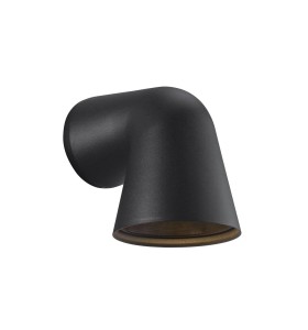 Lampa Ścienna Nordlux GU10 28W Aluminium Czarny montaż naścienny.