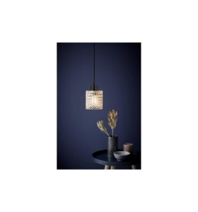 Lampa Wisząca Nordlux E27 60W nad stołem w ciemnym wnętrzu.