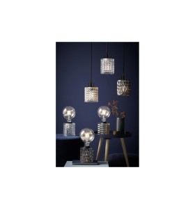 Lampa Wisząca Nordlux E27 60W z przezroczystym kloszem.