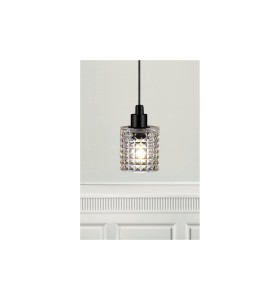 Lampa Wisząca Nordlux E27 60W ze szklanym kloszem.