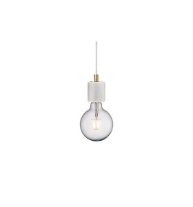 Lampa wisząca Nordlux E27 60W marmur biały.