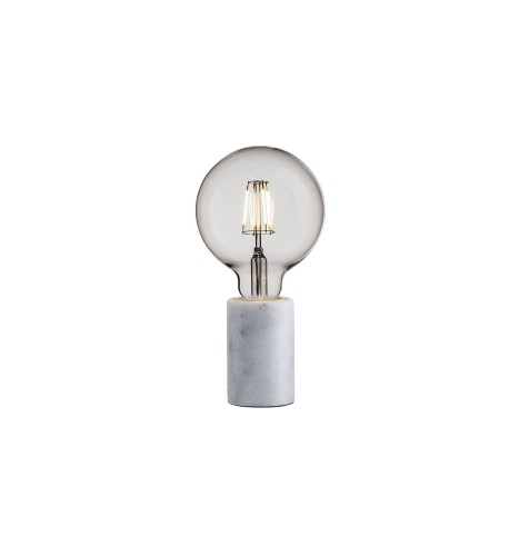 Lampa Stołowa SIV 45875001 Nordlux E27 60W Marmur Biały