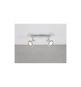 Lampa sufitowa Spot EIK NORDLUX 2x35W GU10 Biały Metal zamontowana na suficie.