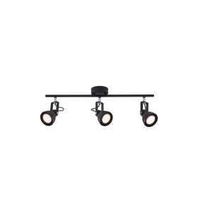 Lampa sufitowa Spot ASLAK NORDLUX 3x35W GU10 Czarny Metal.