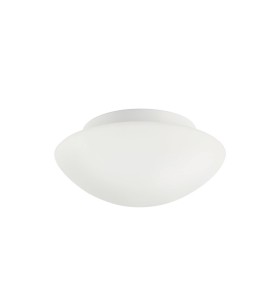 Lampa sufitowa Plafon okrągły UFO NORDLUX 2x40W E27 Biały Szkło.