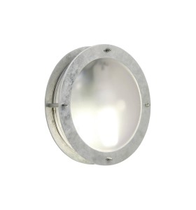 Lampa Ścienna Nordlux E27 60W Srebrny - okrągła.