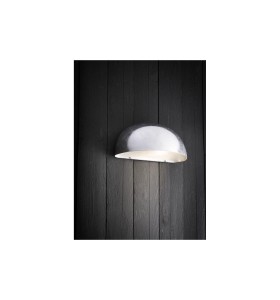 Lampa Ścienna Nordlux E27 60W Srebrny na ciemnym tle.