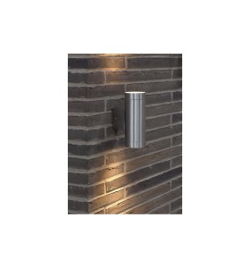 Lampa Ścienna Nordlux GU10 2X35W Metal Aluminium na ceglanej ścianie