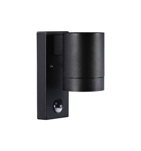 Lampa Ścienna Nordlux GU10 35W Metal Czarny z czujnikiem ruchu.