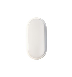 Lampa Ścienna Nordlux LED Plastik Biały owalna front.