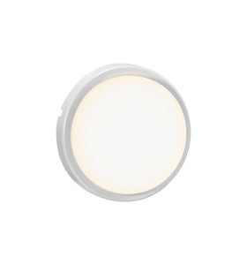 Lampa Ścienna Nordlux LED plastik biały okrągła.