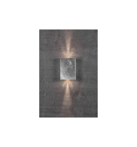 Lampa Ścienna Nordlux LED Srebrny zamontowana na ścianie.