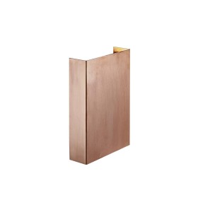 Lampa Ścienna Nordlux LED Miedź prostokątna.