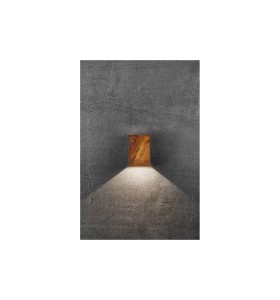 Lampa Ścienna Nordlux LED Corten oświetlająca ścianę.