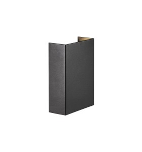 Lampa Ścienna Nordlux LED Aluminium Czarny - modernistyczna i prosta forma.