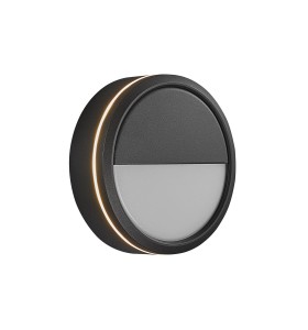 Lampa sufitowa Plafon okrągły SMARTLIGHT NORDLUX 1x9,5W LED Czarny Aluminium.