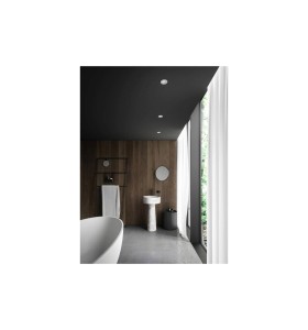 Lampa sufitowa Oprawa podtynkowa SMARTLIGHT NORDLUX zamontowana w nowoczesnej łazience.