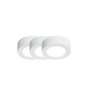 Lampa sufitowa Oprawa podtynkowa KITCHENIO NORDLUX 3x2W LED Biały Tworzywo.