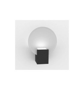 Lampa ścienna Kinkiet Nordlux LED Plastik Czarny w kształcie kuli.